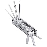 Peso: 112 g Topeak X Tool + Multi Funktions Tool 11 Funktionen Werkzeug Kompakt Mini Werkstatt Reparieren, 1540005, Farbe Silber