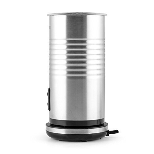 Klarstein Biancolatte Milchaufschäumer Kannenerhitzer (Edelstahl, 400W Heizelement, 450ml Fassungsvolumen, Antihaftbeschichtung, Zwei-Tasten-Steuerung, Abschaltautomatik, Doppelwand) silber - 6