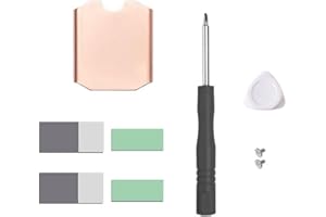 Haptufer M.2 2230 SSD Heatsink M2 NVMe Solid-State Hard Disk Copper Radiator for 2230 SSD Heat Sink Game Console Thermal Pad,A Easy to Use