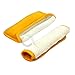Reversible Pushchair Liner / pram INSERT & matching strap harness covers Universa setl (yellow / cream)