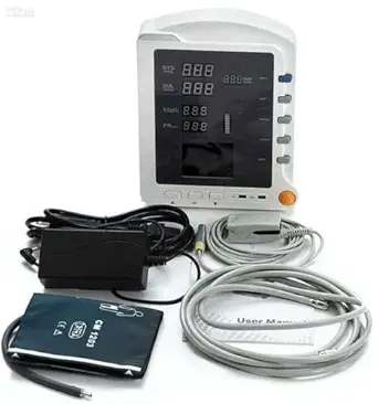 LifePlus CMS 5100 SPo2 and NIBP Measuring Patient Monitor SPO2, Temperature, PR with LED Display