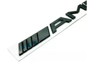 GENERIC Badge AMG Style Badge Gloss Black AMG Badge Letters Emblem