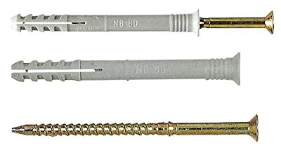 Fischer Cheville à frapper en nylon - Forêt 5 mm - Ø3.5 x 58 mm - Lot de 100 - FISCHER