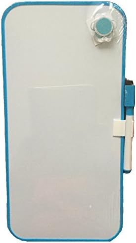 Magnetic DryWipe Board Set (23 x 15cm) includes Dry Board Pen &amp; Eraser (BLUE)