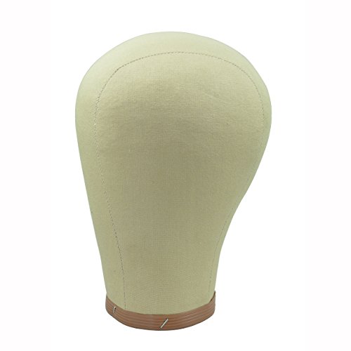 Multi Size-Short Cork Canvas Block Head For Wig Making Drying Styling Coloring 22 Inch