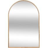 Atmosphera Wall Mirror Kim Arch Wood Frame 90 x 60 cm - for Hallway, Bedroom, Living Room