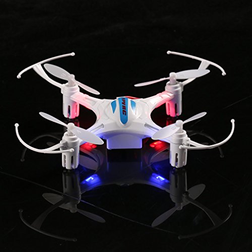 FPVRC Mini RC Quadcopter Drone Hubschrauber Flugzeug UFO 2.4G 4CH 4Aixs Eine Taste zur Rückkehr Headless Modus mit Fernbedienung Hubschrauber Unbemannte Hubschrauber New Spielzeug (Weiß) - 2