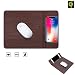 Produktbild i-Woo Qi Wireless Charging Pad, Wireless Ladegerät Qi Maus Pad Matte iPhone X/8/8 Plus Galaxy Note 8/S8