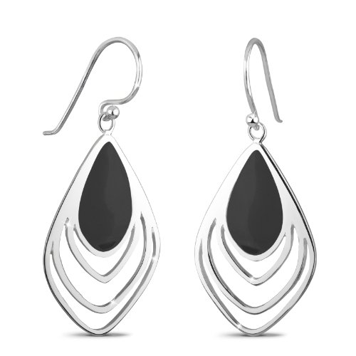 Elli Damen-Ohrhnger Feder 925 Sterling Silber 3201463