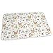Produktbild Baby Reusable Diaper Changing Pad - Bunny Friends White_597 Portable Waterproof Urine Mat ((27.5 x 19.7 Inch), 70 x 50 cm)