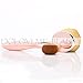 Dolovemk | 10Pcs/Set Makeup Oval Brushes Set Eyebrow/Foundation/Blusher Brush for Liquid/Powder (Rosegold)