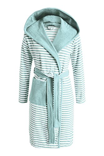 Esprit Bademantel Striped Hoodie | Mint | S