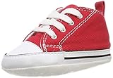 Color: rojo Converse CT First Star Toile, Botines de Lona Bebé-Niños, Rojo (Red), 19 EU