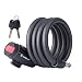 Produktbild Fahrradschloss Anti-Diebstahl-Mountainbike-Code-Schloss Kabelschloss Fahrrad Radfahren Zubehör universal Elektroauto ( Color : Key lock , Size : 1.5m )