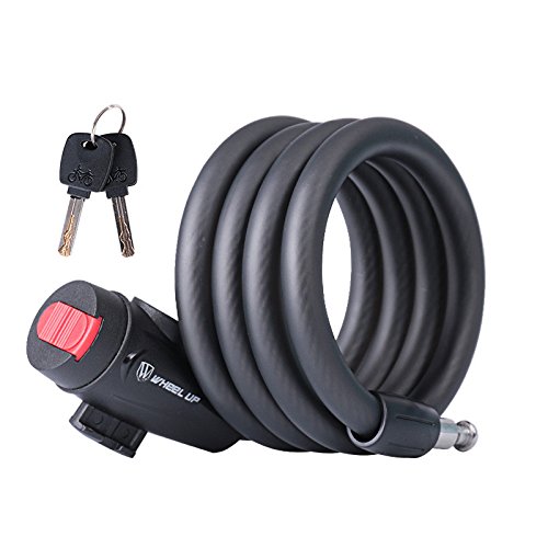 Preisvergleich Produktbild Fahrradschloss Anti-Diebstahl-Mountainbike-Code-Schloss Kabelschloss Fahrrad Radfahren Zubehör universal Elektroauto ( Color : Key lock , Size : 1.5m )