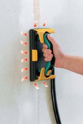 Wolfcraft 4057000 1x Zubehörset für Handschleifer „staubfrei“ für Art.-Nr. 4056000 Inhalt: Absaugplatte, 3 m Spiralschlauch, Staubsaugeradapter 220 x 105 - 4