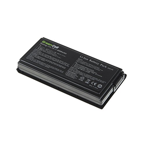 Green Cell® Standard Serie A32-F5 Laptop Akku für Asus F5 F5GL F5M F5N F5R F5RL F5SL F5V F5Z X50 X50GL X50N X50R X50RL X50SL X50V X50Z (6 Zellen 4400mAh 11.1V Schwarz) - 3