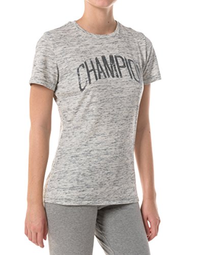 Preisvergleich Produktbild Champion Damen Crewneck T-Shirt, Sno Marbled Melange, S