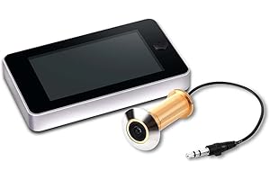 Hawel HT-DM28 - Judas numérique avec écran 4.3 Pouces, Noir