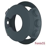 Meisijia Ersatz für Fenix ​​5S Smart Watch Fall Kratzer beständig Armbanduhr Abdeckungs-Silikon-Stoß- Shell