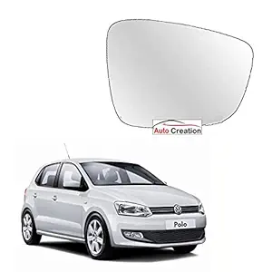 Auto Creation - Right Side View Mirror Glass for vw Polo 2009-2014 Model Type-1