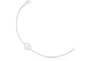 TOUS Damska srebrna bransoletka łańcuszkowa Camille o długości 17,5 cm 712161500, 17.5 cm, Srebro