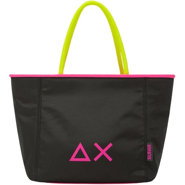 Vsx Zaino Nero Victoria Secret Borse Rebelle SUN68 BORSA IN CANVAS