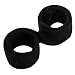 MLMSY Hair Bun Hair Styling Disk Hair Donut Bun Maker Hair Clip Former Foam French Twist Roller Fashion Fast Easy Magic DIY Hair Updo Tool Hair Fold Wrap Snap Accessories Easy Hairstyles 2 Pack Black