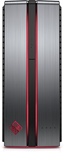 OMEN by HP (870-057ng) Gaming Desktop PC (Intel Core i7-6700K, 32 GB RAM, 512 GB SSD, 2 TB HDD, NVIDIA GeForce GTX 1080, Windows 10 Home 64) Metall Optik