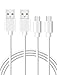Produktbild USB C Kabel 2m, Elegear Type C Ladekabel Zertifiziert USB C Schnellladekabel Original Datenkabel, 2 Pack Weiß USB C Ladekabel für samsung Galaxy S9 S8 Note 8,Google Pixel Nexus,Huawei P10 P20 P9 Mate 9 10,LG G6 G5 V30 V20,HTC 10 U11,Sony Xperia XZ,MacBook usw.