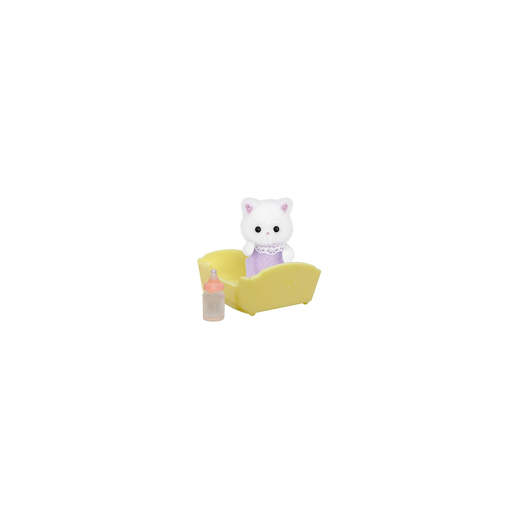 Sylvanian Families 5180 - La Famiglia Gatto Striato, Figure Con Vestiti In Tessuto Rimovibili