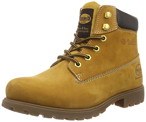 Dockers by Gerli 35ve106, Botines para Hombre, Amarillo (Golden Tan 910), 43 EU