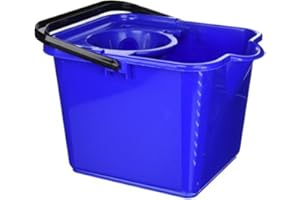 ADDIS - Secchio per Lavare i Pavimenti con strizzatoio, 12 l, Colore: Blu