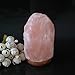 Produktbild VCVHGC Himalayankristall-Salzlampe, rosafarbenes Salt Rock-Nachtlicht, Bunte helle Lampe mit Holzsockel, Hauptdekoration