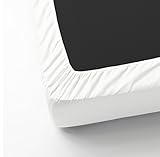 Kinder Spannbettlaken Jersey Weiß mit Rundum-Gummizug von ka-line® Öko-Tex Standard 100 Kinder Baby Matratze 60×120 70×140 Bett-tuch 125g/m² 100% Baumwolle - 4