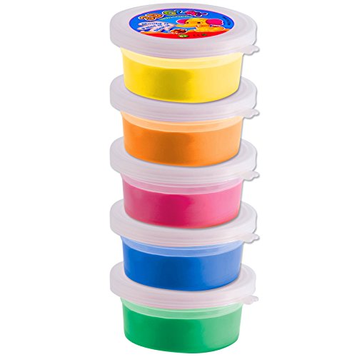 German Trendseller® – 6 x Sprinknete / Hüpfknete für Kinder┃ Flummimasse ┃Mitgebsel ┃ Kindergeburtstag ┃ 6 Stück - 5