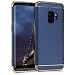 Produktbild kwmobile Case Hülle für Samsung Galaxy S9 - Chrom Schutzhülle Hardcase für Handy - Backcover Dunkelblau Gold