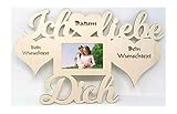 ❤️ Liebesgeschenk Maße: 527 x 330 mm Stecken Sie einfach das 10x15 cm Bild auf den Rahmen und dekorieren Sie das Wohnzimmer Schlafzimmer einzigartig. Auch eine persönliche Geschenkidee für die große Liebe, den Arbeitsplatz des Ehemannes oder der Ehefrau