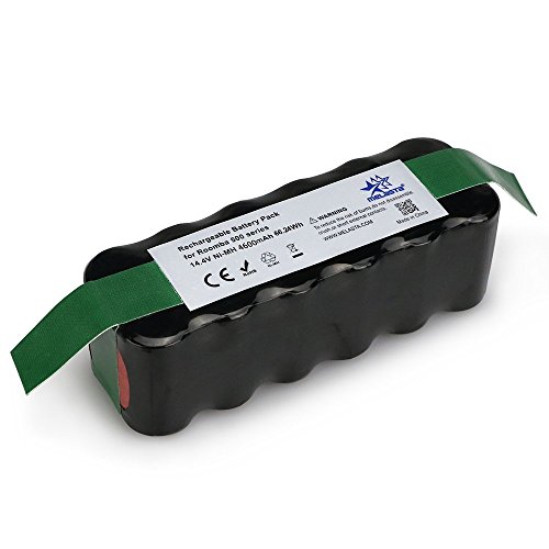 Melasta Aktualisiert Kapazität 4.6Ah 14,4 V NIMH Vakuum batterie akku für iRobot Roomba R3 500 600 700 800 serie 510 530 531 532 620 650 770 870 880 - 2