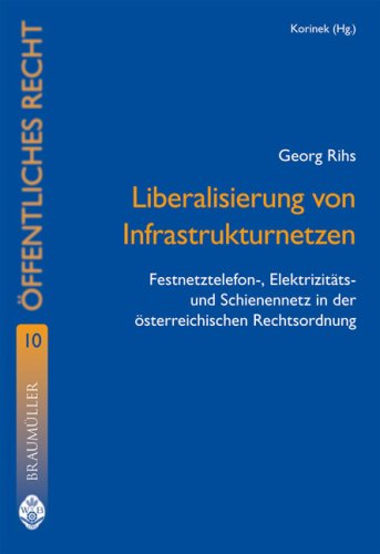 Preisvergleich Produktbild Liberalisierung von Infrastrukturnetzen: Festnetztelefon-, Elektrizitäts- und Schienennetz in der österreichischen Rechtsordnung (Schriftenreihe zum ... Recht und zu den politischen Wissenschaften)