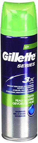 Gillette Series Sensitive Rasiergel, 6 Stück (6 x 200 ml)