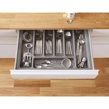 Fittingsco High Quality Plastic Cutlery Tray For Kitchen Drawers