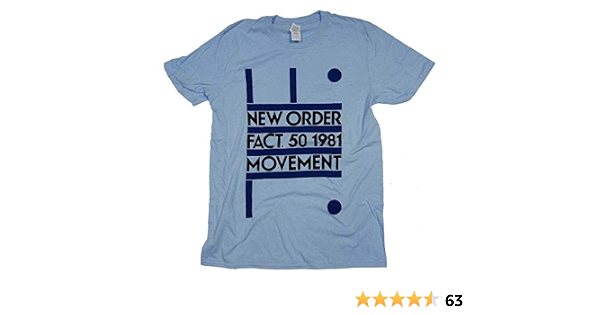New Order T Shirt - Movement 100 