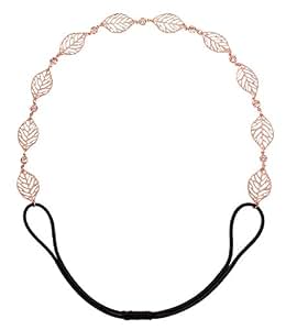 Unsutuo Haarschmuck Kopfkette – Böhmisches Blumen-Stirnband, Elastisch