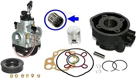 CYLINDER 50cc ASSY CARBURETTOR KIT SET for HUSQVARNA CH RACING AM6 BLACK