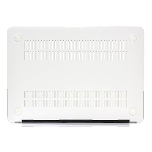 HASESS Marmor Muster Harte Schale Case Abdeckung für 11-Zoll MacBook Air 11.6″ (Models: A1370 und A1465 + Klar TPU Tastatur Abdeckung + Klar LCD-Schirm-Schutz – Marmor Drucken - 2