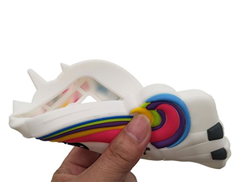  European Version  Samsung Galaxy J5 2017 Funda  DUGRO Nuevo 3D de Dibujos Animados de Suave Silicona  Dise  o m  s Grueso  Ultra Anti-Choque Tel  fono Caso - Rainbow Unicornio