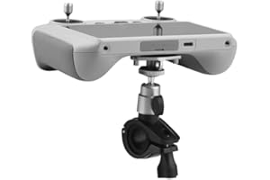 THLMT Support de guidon compatible avec la télécommande DJI RC, support de montage de vélo pour contrôleur de drone moto équitation caméra pince pince vélo sport support de caméra accessoires
