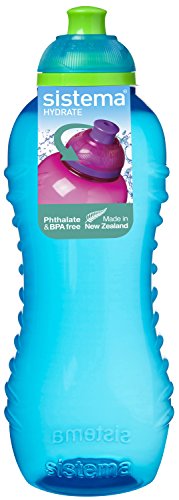 Sistema Trinkflasche, 460 ml, 3 Flaschen, Blau, Rosa, Lila - 2