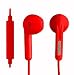 Produktbild iprotect® Premium Kopfhörer in Ear in rot - Headset für alle Modelle wie z.B. Sony, Samsung, LG, Huawei, HTC, UVM. | Sport Kopfhörer | Ohrhörer